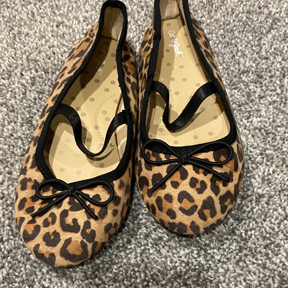Cat & Jack Brown Leopard Print Dress Shoes